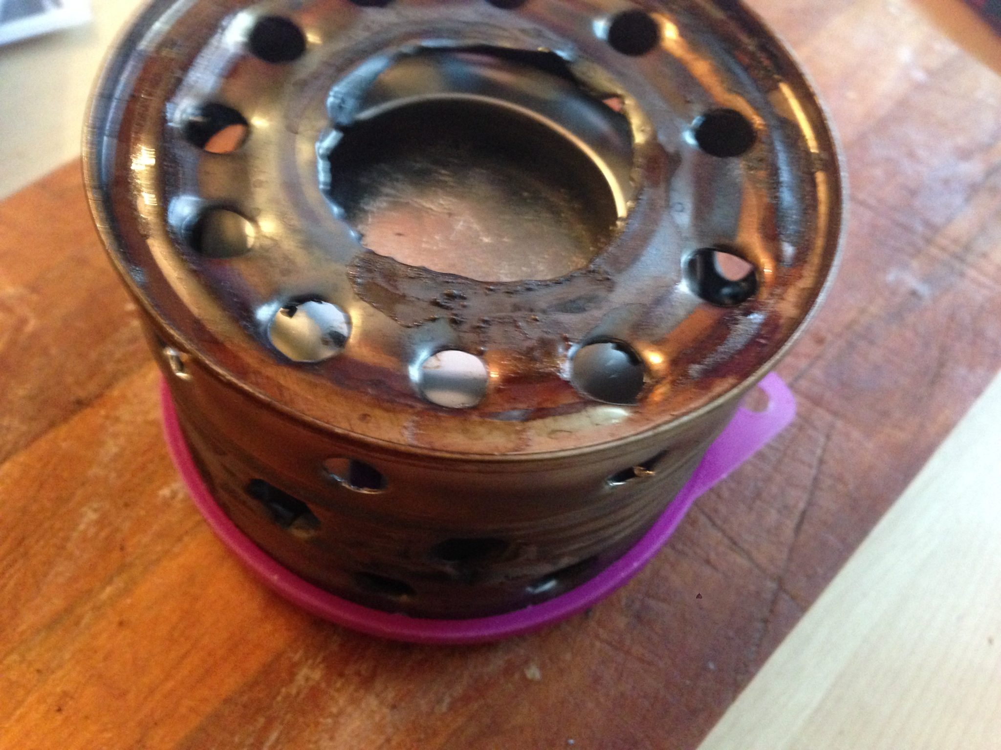 packed up alcohol stove
