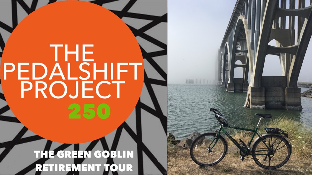 The Pedalshift Project 250: The Green Goblin Retirement Tour